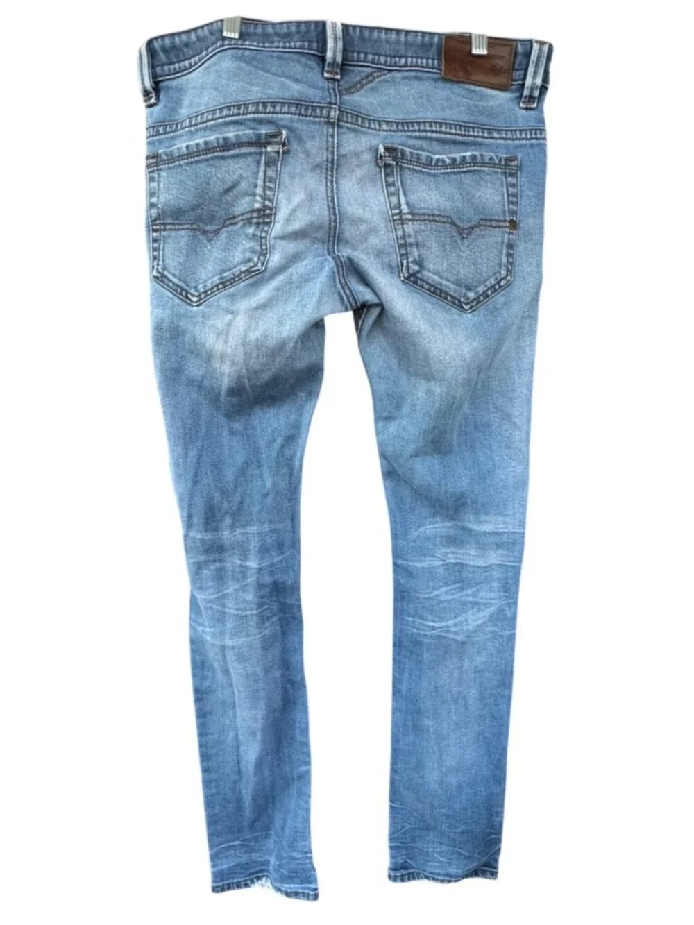 Diesel Thavar 0849Z Slim Skinny Stretch Jeans Mens Size 32x32 Blue Denim
